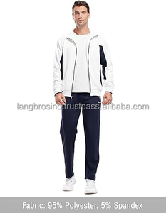 Unisex Adulto Diseño personalizado 2 piezas Full Zip Winter Warm-Up Training Jogging Track Suits Hombres Casual Athletic XL Plus Size - Product Image 3