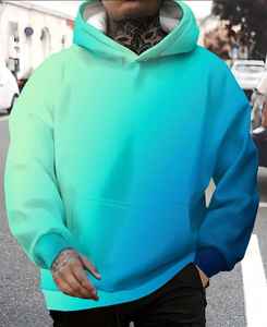 Sweat à capuche pour homme de qualité supérieure, ultra confortable, 100% coton, brodé, perlé, uni, imprimé numériquement, personnalisable - Product Image 1