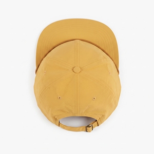 Casquette Snapback 6 Panneaux en Toile Polyester Vintage avec Logo Brodé Lettres Réglable Unisexe Chapeau Décontracté Jaune Moutarde Adulte - Product Image 5