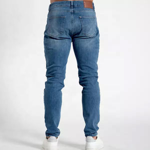กางเกงยีนส์ขาตรงเข้ารูปสำหรับผู้ชายกางเกงยีนส์2025แฟชั่นทรงสลิมฟิตสำหรับผู้ชาย - Product Image 3