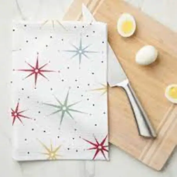 Üst satış özelleştirilmiş yüksek kaliteli pamuk kumaşlar beyaz mutfak kurulama bezi ile 100% pamuk baskılı özel Logo mutfak kurulama bezi