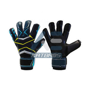 Gants de gardien de but de football au style moderne avec paume en latex absorbant les chocs, adhérence stable pour un jeu actif, équipement de gants de football - Product Image 4