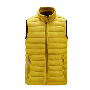 OEM Custom Designer Casual Lightweight Quilted Puffer <b>Vest</b> for Men Women Bodywarmer Jacket Zipper Closure Puff Printing Winter - Product Image 1