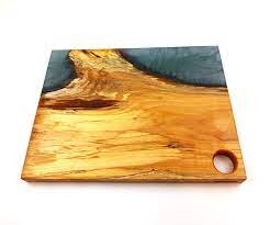 Planche à découper écologique en bois et en résine Design moderne Présentation alimentaire élégante en plastique pour TradeByd - Product Image 6