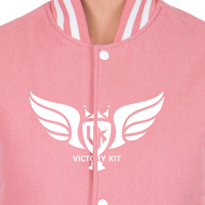 Veste universitaire d'inspiration urbaine pour femmes Bomber classique Fit Chic élégant chaud laine/viscose couche extérieure respirant teint coupe-vent - Product Image 5