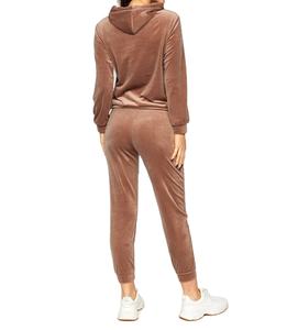 Venta caliente nueva moda patrón sólido transpirable Mujer terciopelo chándal de talla grande ropa activa para invierno precio al por mayor 2026 - Product Image 4