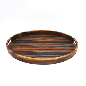 Bois/Plateau de service et plateau de service combiné pour bar et maison et produit Offre Spéciale en forme hexagonale - Product Image 5