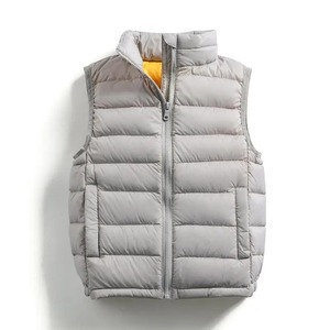 Chaleco Acolchado con Cuello Grueso para Hombre, Logotipo Personalizado, Chaqueta Sin Mangas de Invierno, Estilo Denim, Multibolsillos, Multicolor, Transpirable - Product Image 2