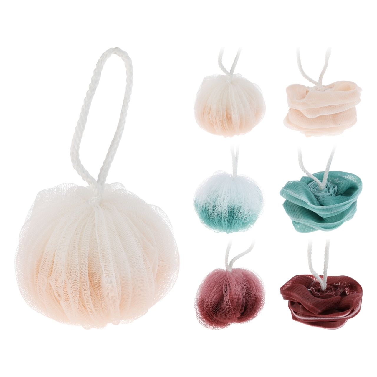 Assorted Color Bathroom Bath Brushes Sponges & Scrubbers Spugna Bagno in Colori Assortiti