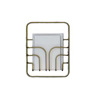 Fresh Trending Metal <b>Wire</b> Magazine Newspaper Rack File Organizer Holder Stand for Office Living Room Customized Size <b>Colour</b> - Product Image 2