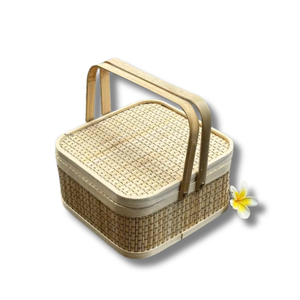 PRODUIT TOP Panier cadeau de haute qualité en bambou du Vietnam Parfait pour toute occasion spéciale et célébration - Product Image 1