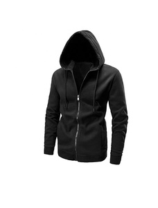 Sudadera con Capucha y Cremallera Completa Unisex con Logotipo de Diseño Personalizado, Sudadera con Capucha y Cremallera Completa al por Mayor, Fabricante de Sudaderas Básicas de Algodón Combinado - Product Image 5