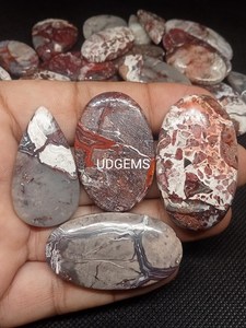 Piedra preciosa pulida de ágata de encaje loco natural para joyería - Product Image 4