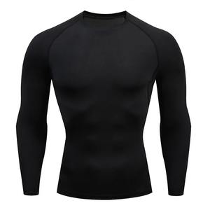 <b>Men</b> <b>Long</b> Sleeve Sport T-shirt Quick Dry Bodybuilding Running Shirt Compression Top Gym T Shirt <b>Men</b> Fitness Tight Rashgard <b>Tshirt</b> - Product Image 1