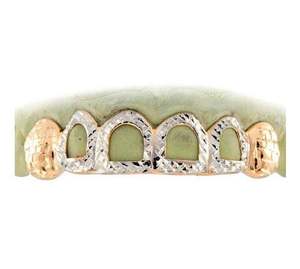 Personalizado Sólido 10K 14K Oro Real Dientes Grillz 925 Plata Corte Permanente Corte Profundo con Kit de Molde Gratis Incluido Colgantes y Dijes Finos - Product Image 1