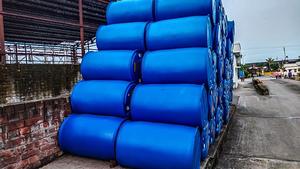 ถัง HDPE ขนาด 200 ลิตร 220 ลิตร แบบทรงกระบอก 55 แกลลอน สีขาว วัสดุพลาสติก แบบซ้อนได้ สำหรับขาย - Product Image 6