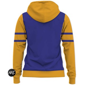 Fleece Sigma Fraternity Bordado Rendimiento Pullover sudadera Térmica Letra griega Forma Royal Blue Gold Material Sudadera con capucha - Product Image 6