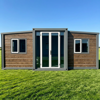 Maison conteneur extensible de 40 pieds à assemblage rapide et mobile, bâtiment préfabriqué moderne multi-usage pour école, atelier, bureau, entrepôt