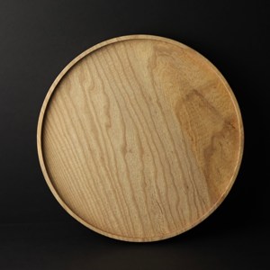 2025 Best Selling 11.5 Inch Salvaged Ash Wood Round Tray Decorative <b>Candle</b> <b>Holder</b> Centerpiece For Home Decor Table And Display - Product Image 1