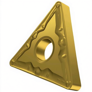Inserto de Torneado de Alta Calidad con Recubrimiento PVD Dorado para ISO TNMG 160408E-FMTT310 D.3.81mm Paquete de 10 - Product Image 2