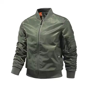 Veste de bombardier tactique Streetwear extérieur à fermeture éclair pour hommes, veste de pilote de vol Softshell Airforce - Product Image 2