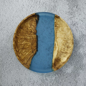 Más caliente Super calidad hecho a mano resina y madera nuevo diseño personalizado redondo más caliente bebida posavasos de té a precio atractivo - Product Image 2