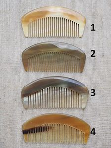 AALIYAN IMPEX Peigne en corne de buffle unique pour cheveux Peigne d'extension de cheveux Couleur pleine corne naturelle pour cheveux de meilleure qualité - Product Image 2