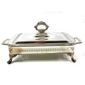 Réchaud à buffet en acier inoxydable, plat à chafing en métal pour hôtel - Product Image 6