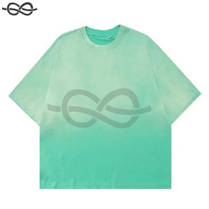 T-shirt vintage à épaules tombantes, délavé au soleil, imprimé graphique personnalisé, t-shirt blanc pour hommes, streetwear de plein air, décontracté - Product Image 5