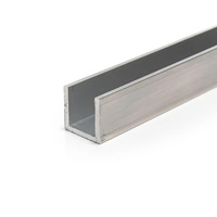 Profil Aluminium U Channel Seri 6000 Merek EuroHa Premium untuk Penggunaan Industri Robotika, Hemat Biaya, Pemotongan dan Pengelasan Slot T
