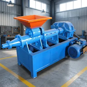 Rice Husk Straw Charcoal <b>Bbq</b> Briquette Machine <b>Smokeless</b> Coconut Shell Charcoal Extruder Machine - Product Image 5