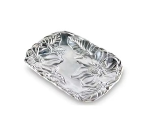 Plateau de table décoratif en aluminium au design classique pour la maison en métal de qualité exclusive avec poignées à un prix abordable - Product Image 1