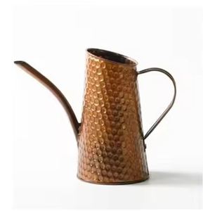 Forme et taille personnalisées arrosoir de fleurs plaqué cuivre conception merveilleuse bidon d'eau en cuivre martelé - Product Image 1