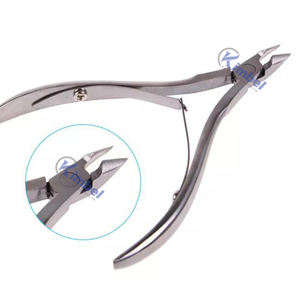Direct Factory Supply Professional Double Spring <b>Cuticle</b> Nail Nippers Bulk Stainless Steel Manicure Tool Ingrown Finger Use - Product Image 1