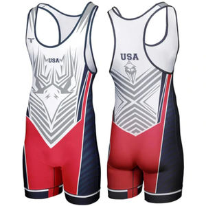 Singlet de Lucha Libre Unisex para Hombre - Sublimación Personalizada, Impresión por Sublimación, Absorbe la Humedad, Transpirable, Poliéster y Elastano para Entrenamiento en Gimnasio - Product Image 4