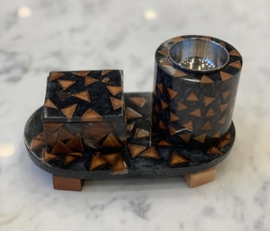 <b>Wood</b> and resin Mubkhar <b>Burner</b> <b>for</b> Authentic Incense Love Authentic Incense Diffuser Arabic Engraved byfaizacraft - Product Image 2