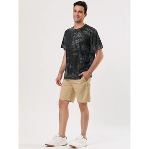 2023 personalizado al por mayor verano hombres camisetas precio barato hombres camiseta OEM transpirable camiseta para hombres Tie Dye nuevo diseño - Product Image 4