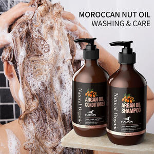 Shampooing et revitalisant sans sulfate à l'huile d'argan du Maroc biologique pour la croissance des <span class=keywords><strong>cheveux</strong></span> à la biotine, marque privée, <span class=keywords><strong>après</strong></span> traitement à la kératine - Product Image 1