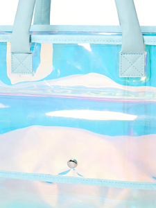 Bolso de Mano Impermeable Personalizado de Gran Capacidad para <span class=keywords><strong>Mujer</strong></span>, con Bolsillo para Teléfono, Bolso Tipo Tote de Playa para Vacaciones de Verano - Product Image 3