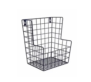 Factory Direct Customized <b>Small</b> Antique White Wire Wall <b>Basket</b> Fashion Green Mount Cheap Target Choose US Style - Product Image 6