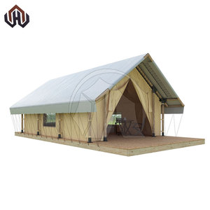 Lều cắm trại ngoài trời giá sỉ rẻ, lều glamping khung khung vải bạt cotton cao cấp cho gia đình, lều sang trọng - Product Image 5