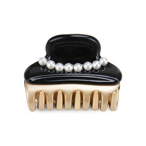 Trendy Multi Color Pearl <b>Hair</b> Claw Clips Acrylic <b>Hair</b> <b>Accessories</b> Bulk - Product Image 1