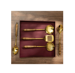 Cuchara de cocina de latón de último diseño, estilo elegante moderno, utensilios de cocina al por mayor, artesanías, el mejor cucharón de latón - Product Image 2