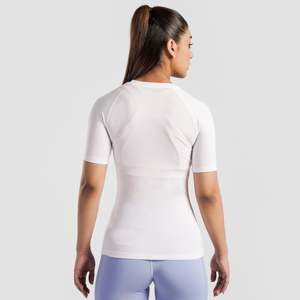 เสื้อแขนสั้น GA Flex Knitted Compression สีขาว - Product Image 2