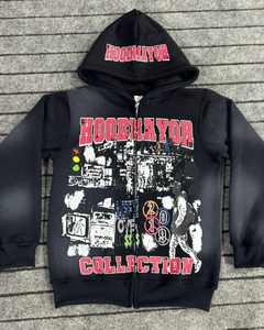 Sudaderas con capucha informales de invierno para hombre, Color sólido, 100% algodón, ajuste Regular, secado rápido, ropa de moda transpirable ecológica - Product Image 2