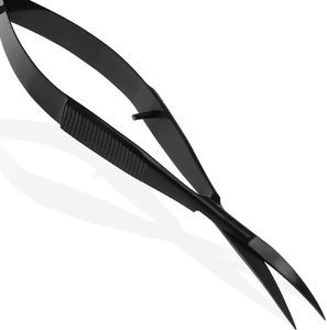 Spring <b>Scissor</b> Beauty Stainless Steel <b>Curved</b> <b>Scissors</b> Sharp A+ Grade High Quality Professional Custom Colors Low MOQ Best - Product Image 2