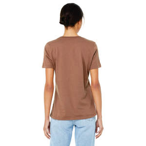 Airlume – T-Shirt à manches courtes en coton peigné et à anneaux pour femme, maillot simple 100% oz, 4.2 - Product Image 3