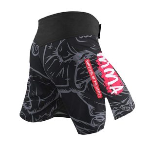Shorts de kickboxing pour hommes imprimés sportifs MMA, très demandés - Haute qualité, séchage rapide, respirant, taille haute, fermeture élastique |   Vente en gros - Product Image 4
