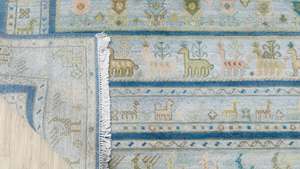 Alfombras Personalizadas de Lana Oushak Beige Mate, Tejidas a Mano, de Pelo Corto, Estilo Vintage, Antideslizantes, Lavables, para el Hogar - Product Image 6