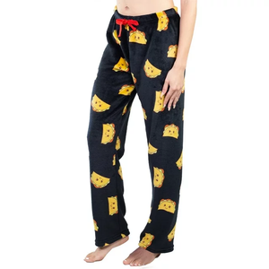 Calidad de exportación, precio barato, 100% algodón, pantalones y Pantalones estampados de talla grande para mujer, pantalones informales de diseño personalizado de BD - Product Image 3
